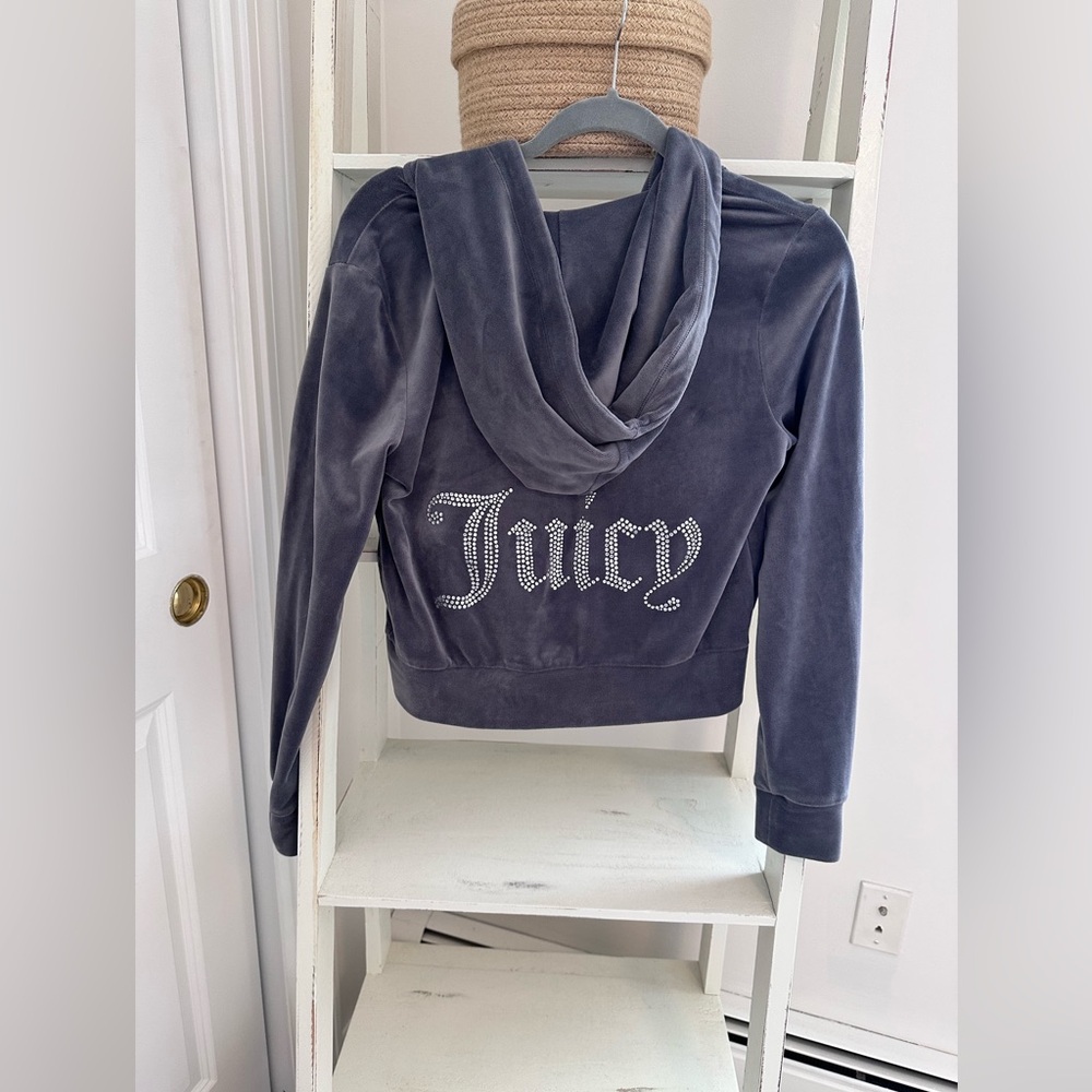 Fabulous Juicy Couture Gray Velour Tracksuit Size S - Picture 3 of 10